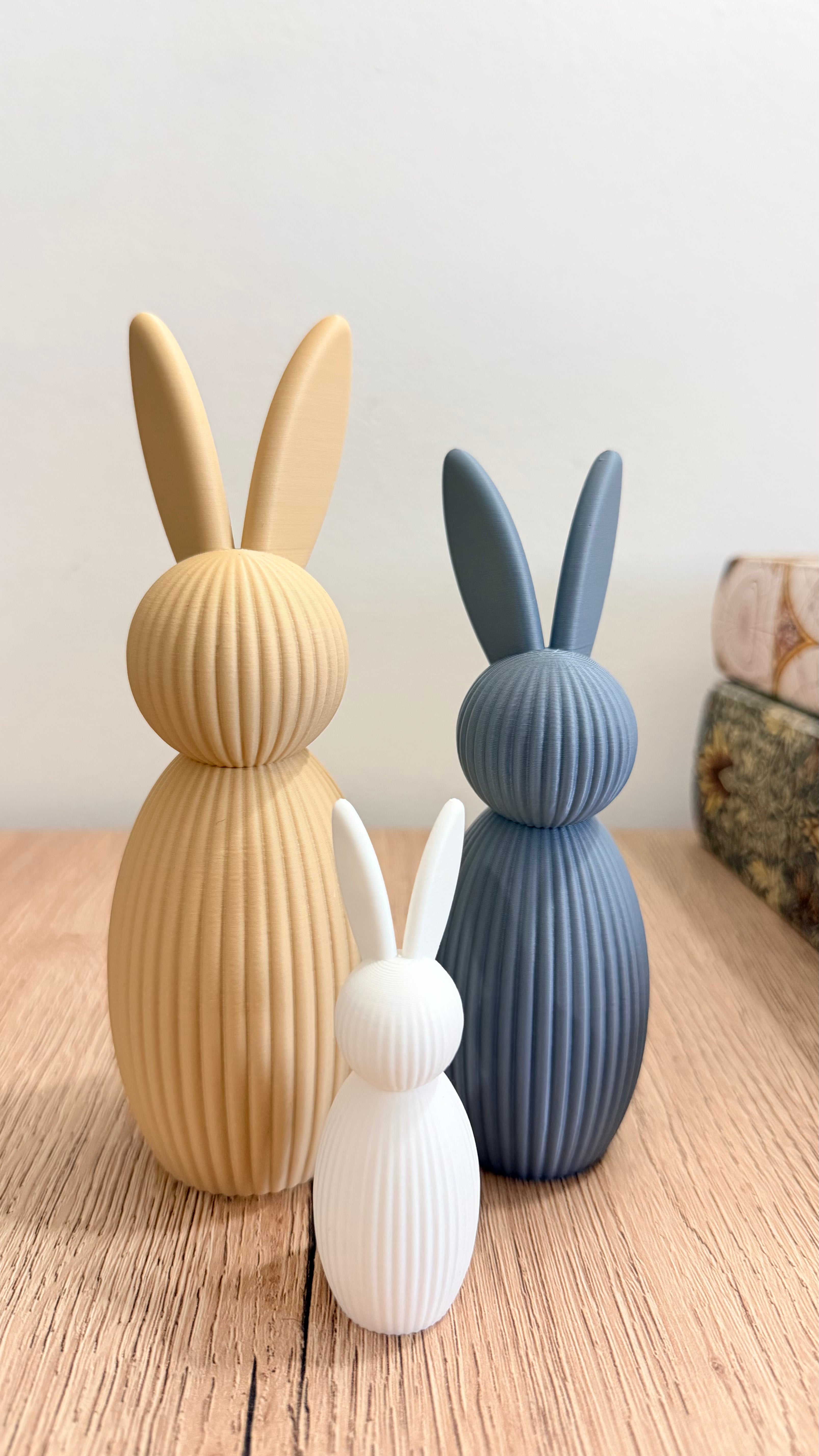 Familia de Coelhos Decorativa