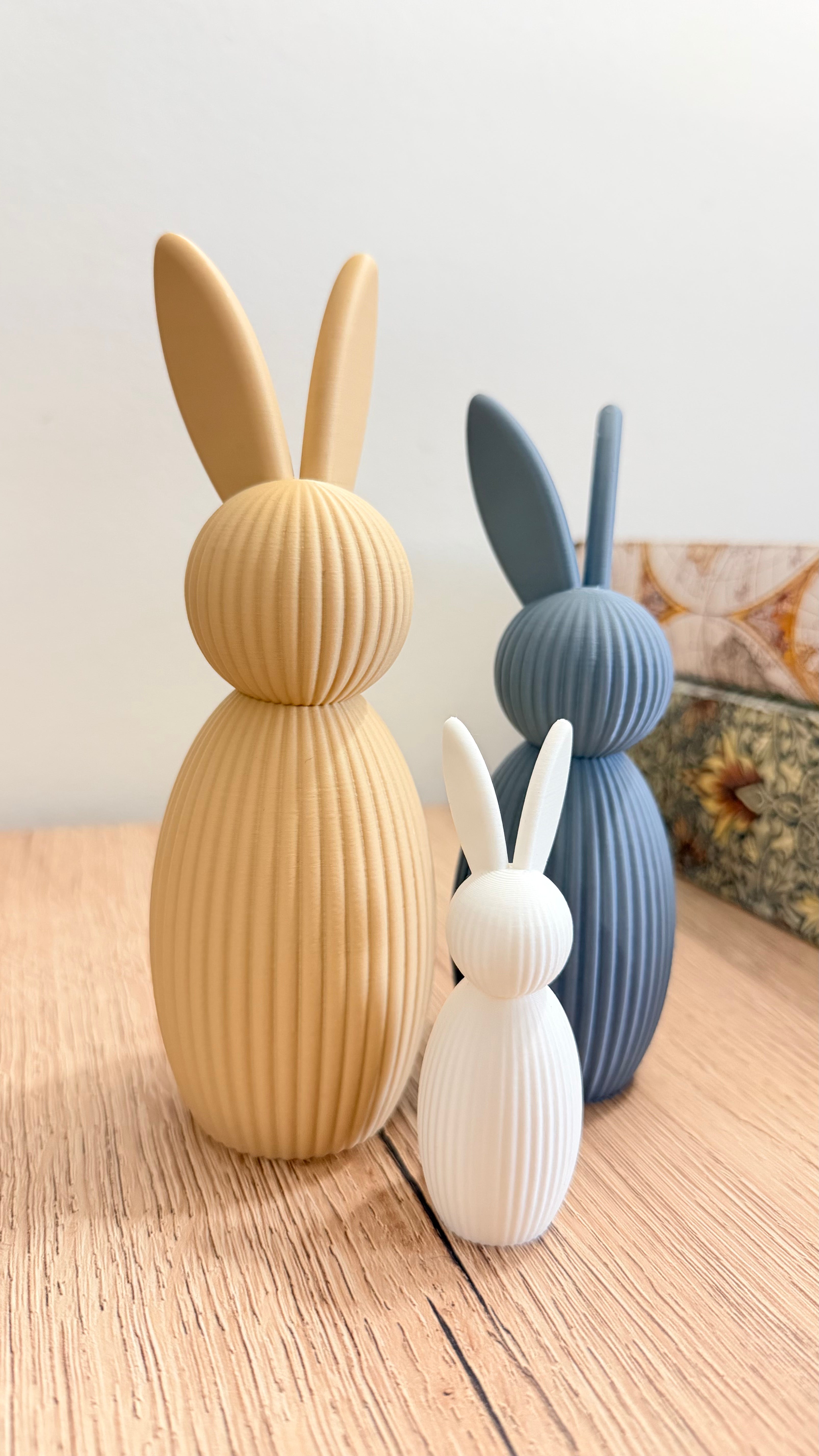 Familia de Coelhos Decorativa