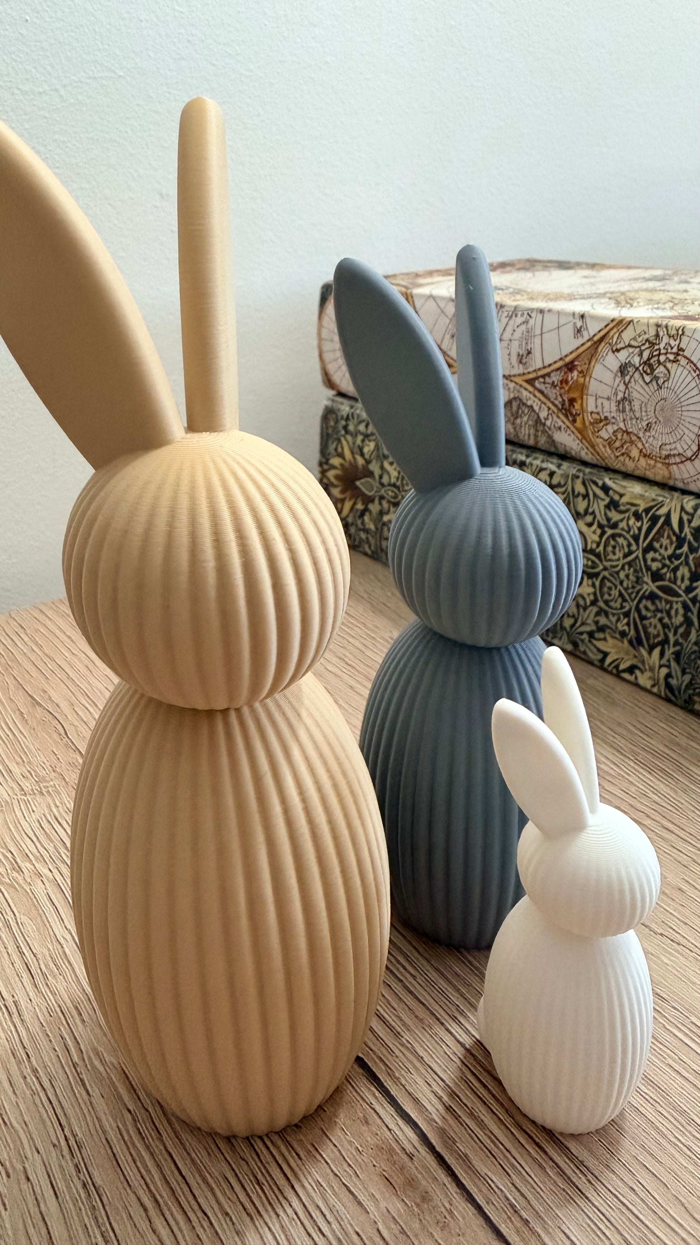 Familia de Coelhos Decorativa