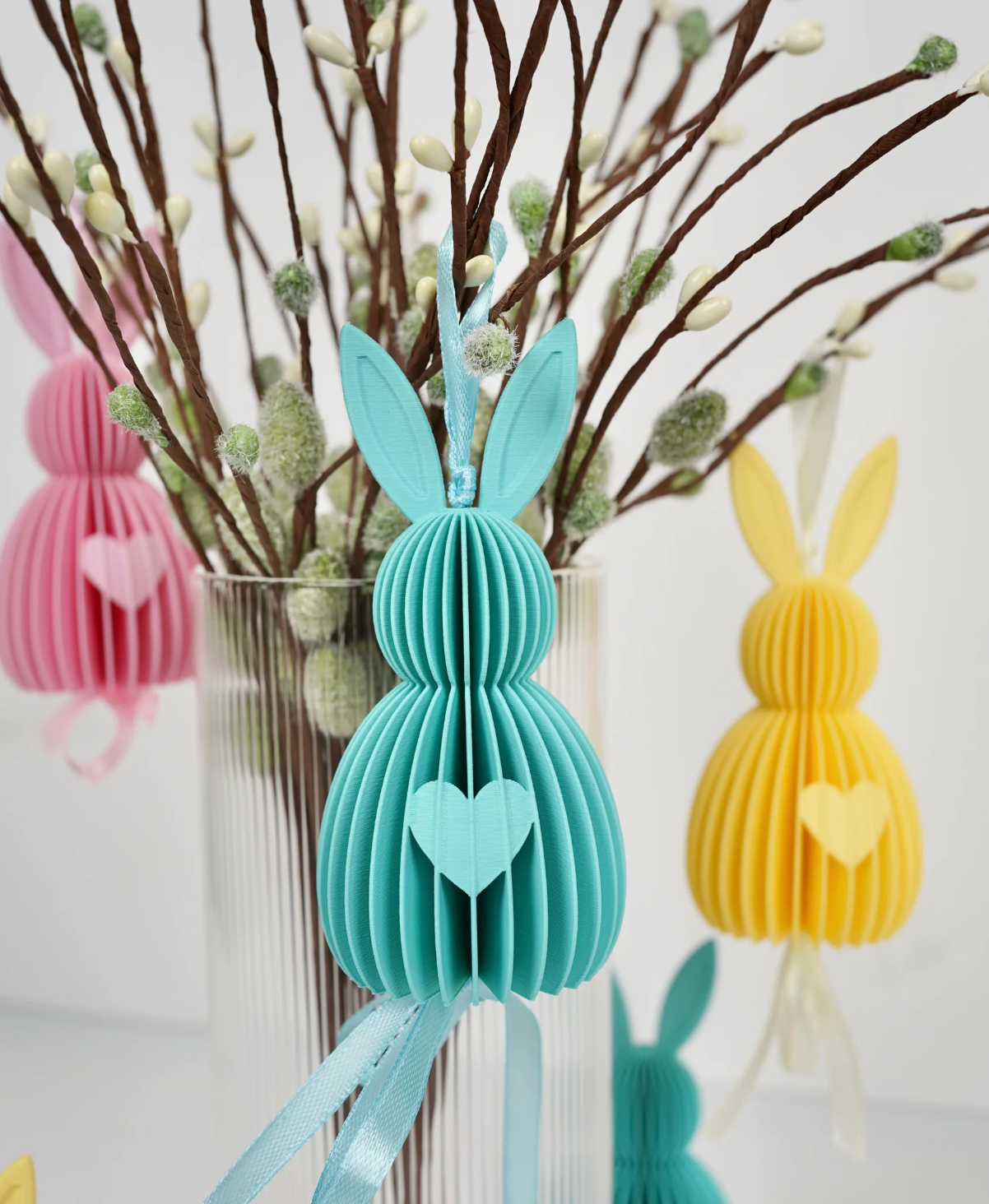 Coelhos de Páscoa Decorativo