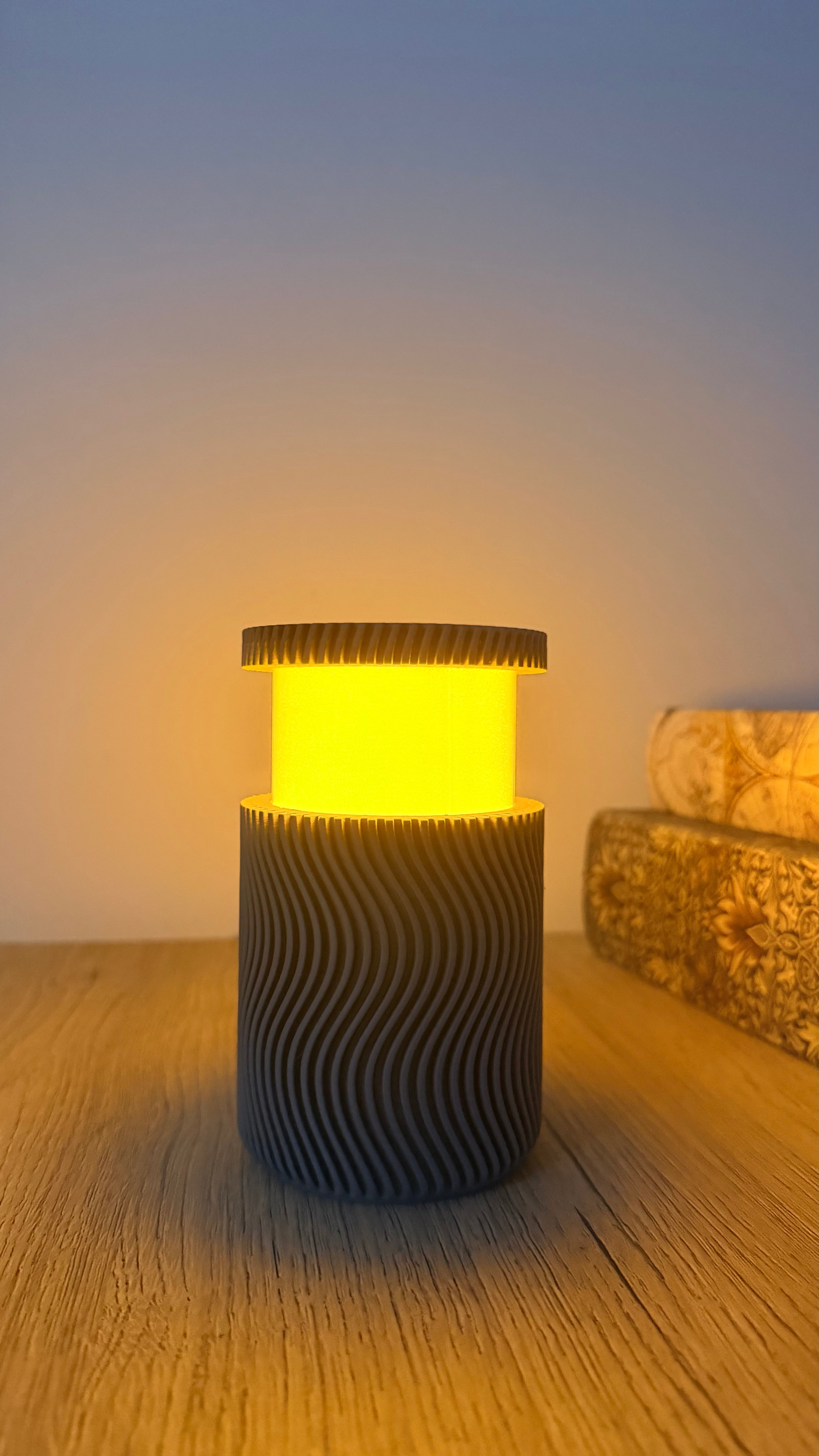 Wave Candeeiro Minimalista Portátil