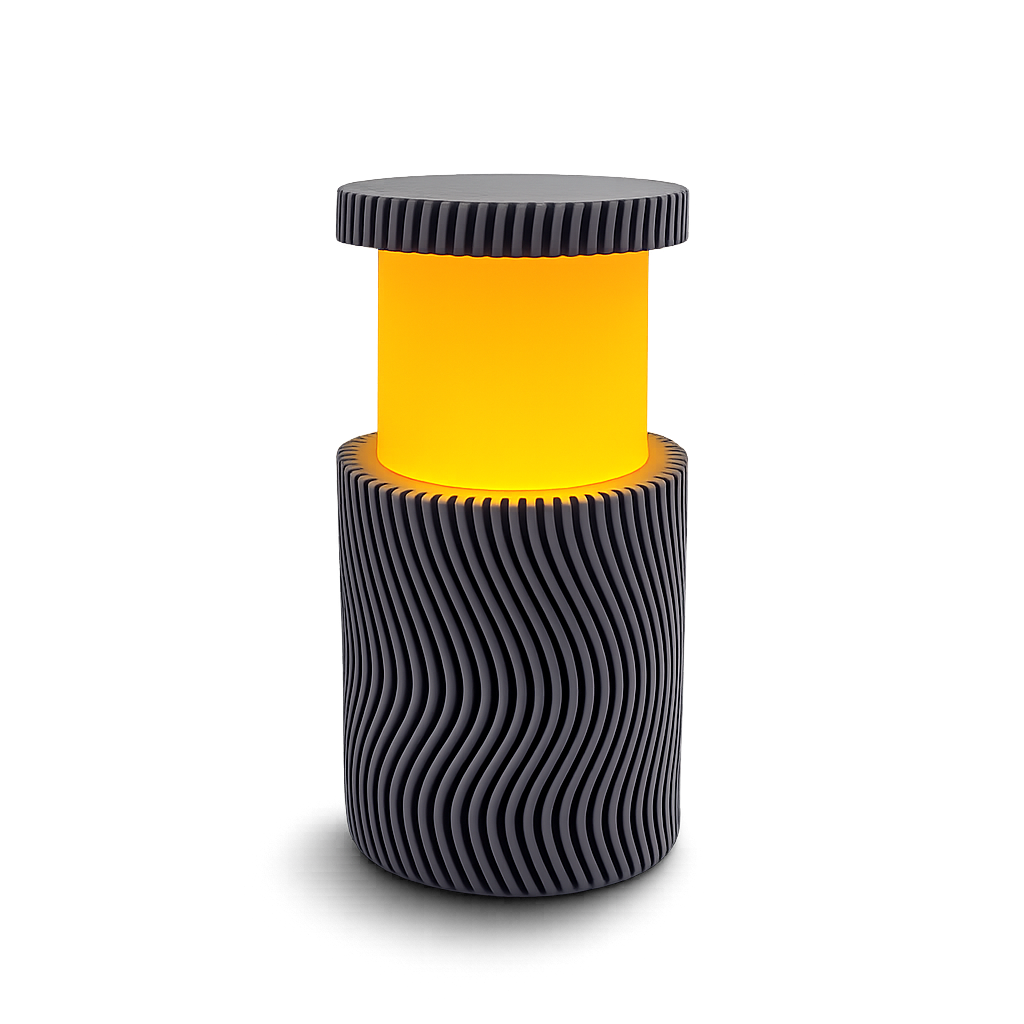 Wave Candeeiro Minimalista Portátil