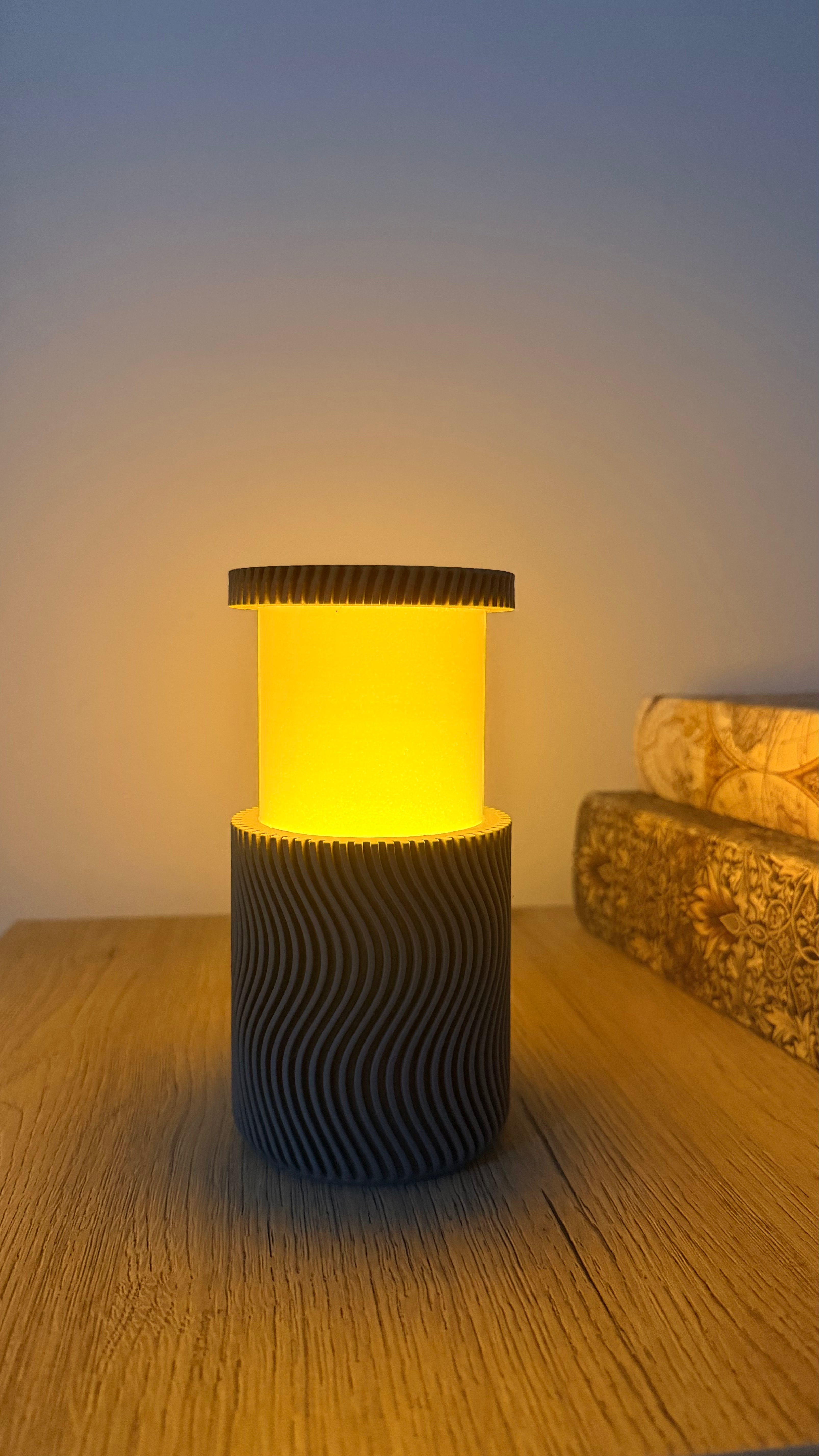 Wave Candeeiro Minimalista Portátil