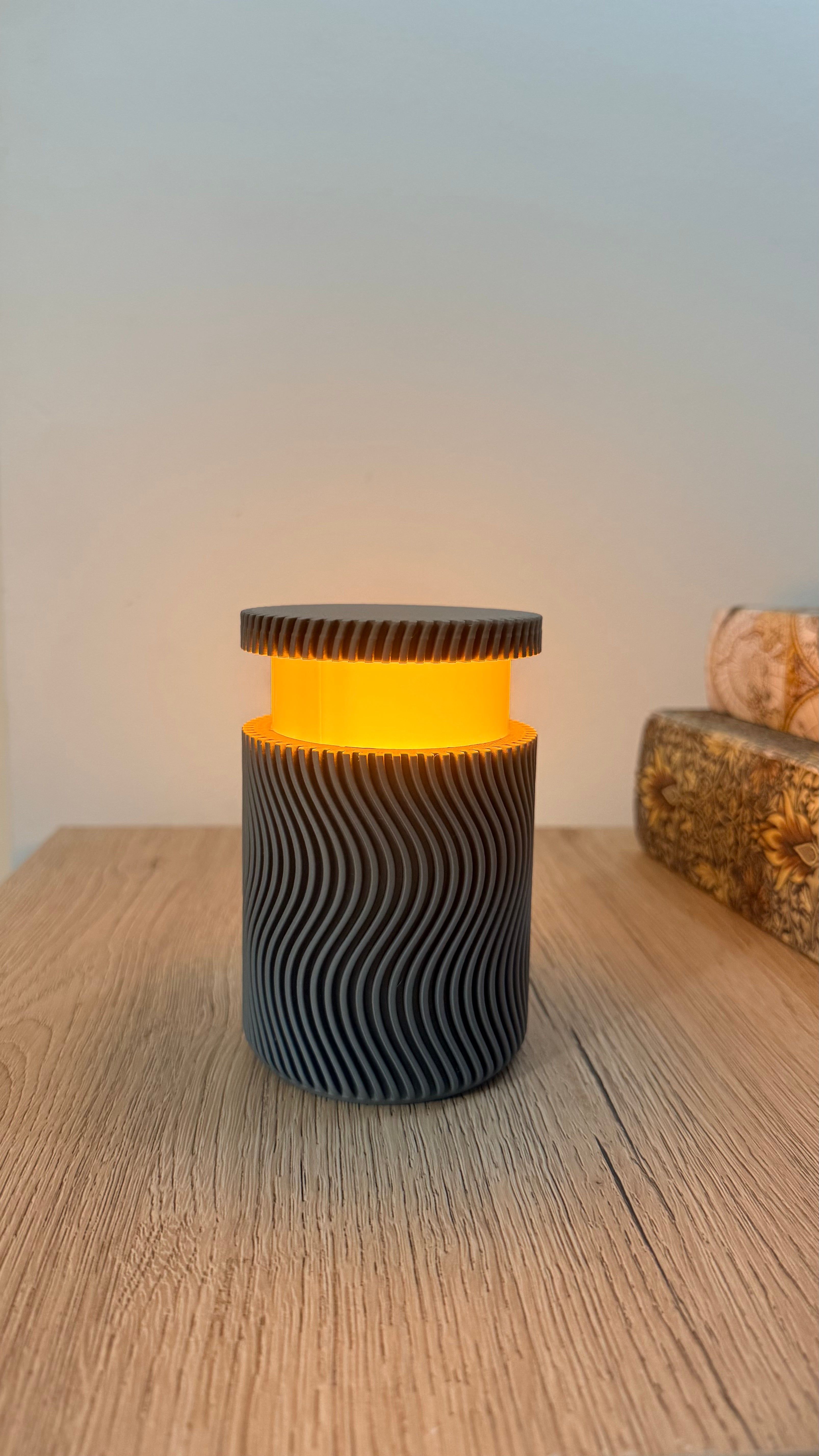 Wave Candeeiro Minimalista Portátil